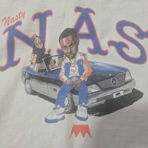 Vintage Rap/Hip-Hop Undercrown Nasty Nas T-Shirt (Sz. L)